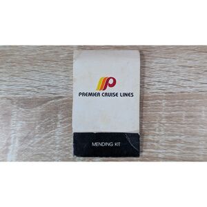 Vintage Premier Cruise Lines Sewing Mending Kit Travel Hotel Souvenir